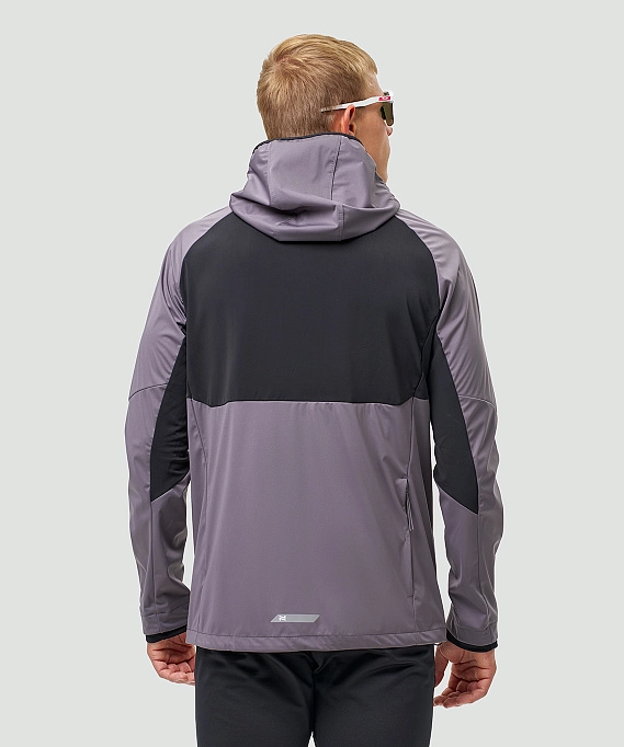 Тренировочная куртка Nordski PRO TOUR HOOD Shark/Black