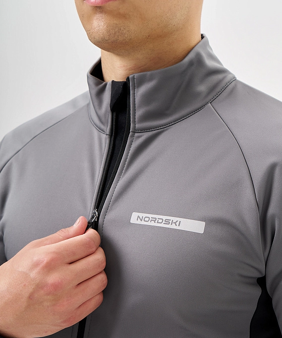 Тренировочная куртка Nordski Core Grey/Black