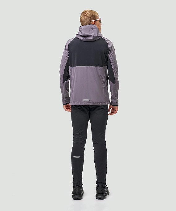 Тренировочная куртка Nordski PRO TOUR HOOD Shark/Black