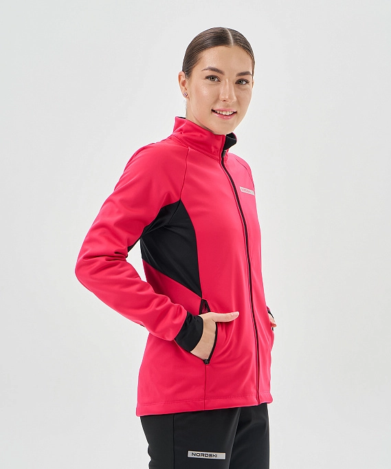 Тренировочная куртка Nordski Core Pink/Black W