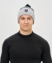 Шапка Nordski Severe Black/Grey/White