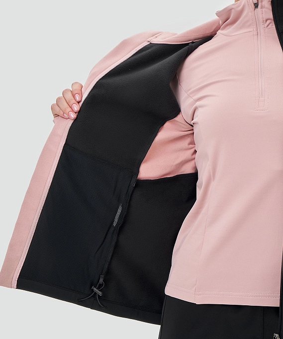 Жилет тренировочный Nordski Core Black/Soft Pink W
