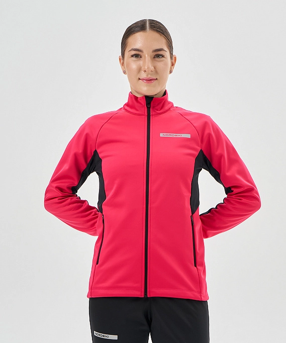 Тренировочная куртка Nordski Core Pink/Black W