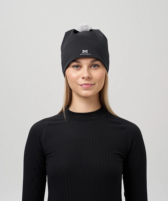 Тренировочная шапка Nordski Train Black