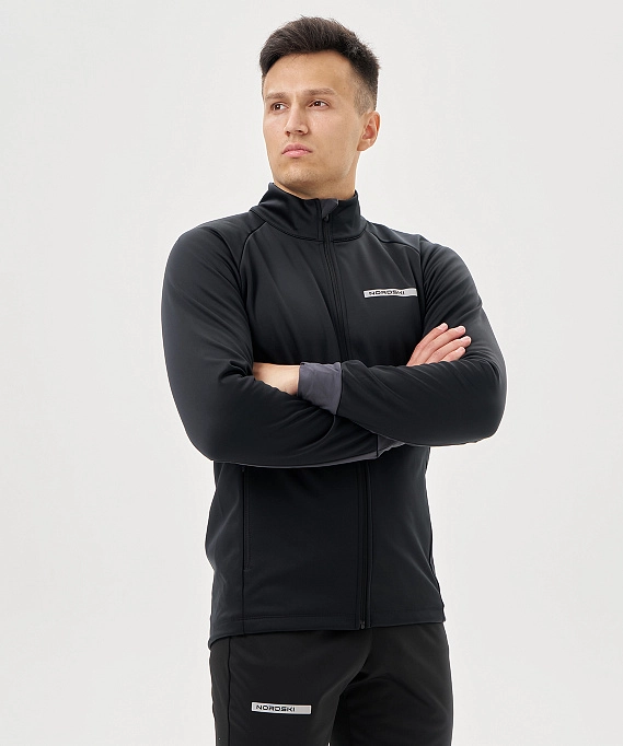 Тренировочная куртка Nordski Core Black/Grey