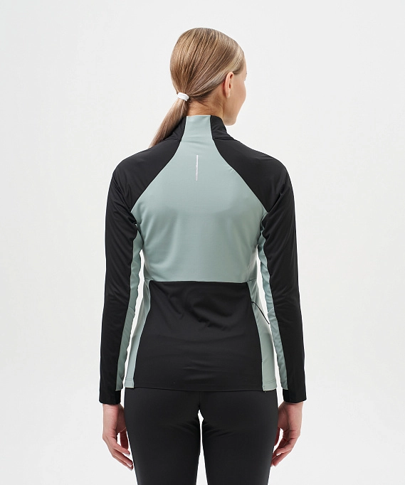 Тренировочная куртка Nordski Race Black/Ice Mint W