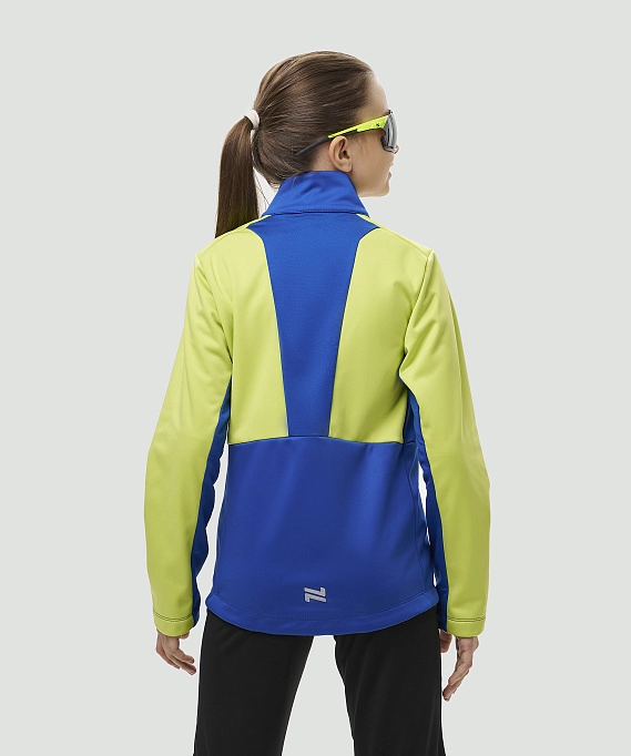 Тренировочная куртка Nordski Jr. Advance True Blue/Lime