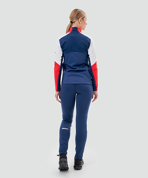 Тренировочная куртка Nordski Pro 2.0 White/Red/Blue W