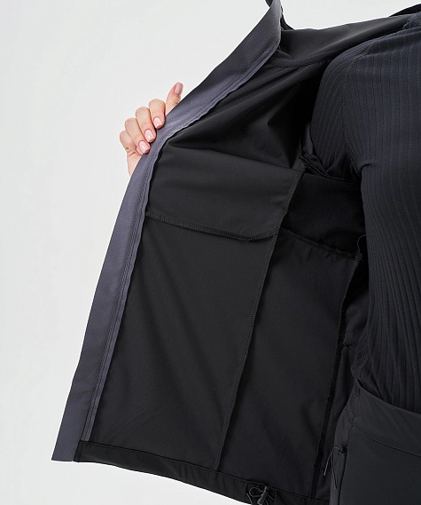 Тренировочная куртка Nordski PRO TOUR HOOD Black W