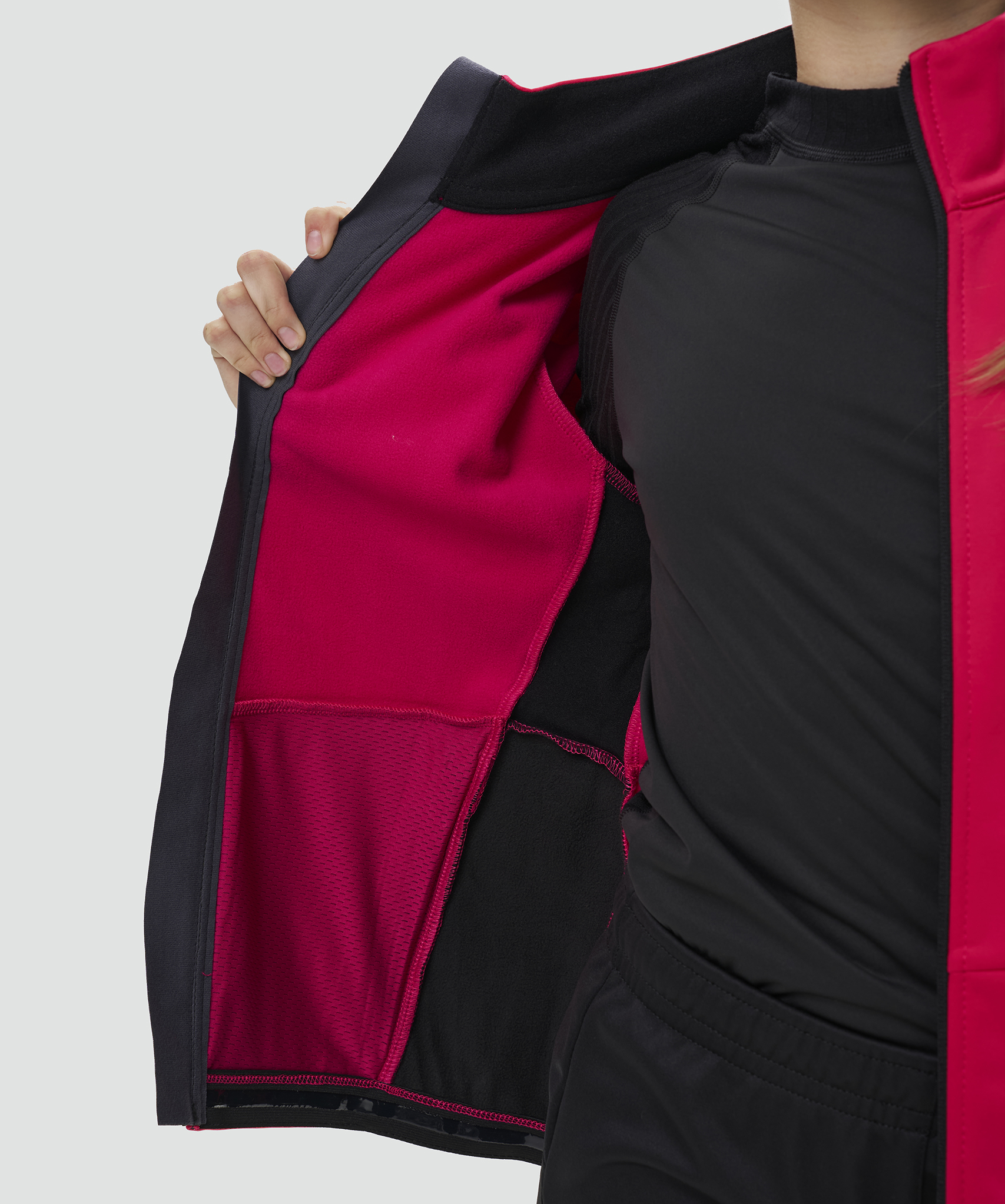 Тренировочная куртка Nordski Jr. Advance Pink/Black