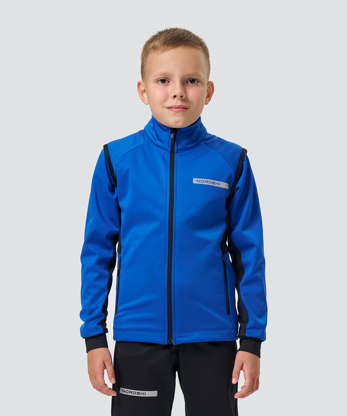 Жилет тренировочный Nordski Jr. Core True Blue/Black