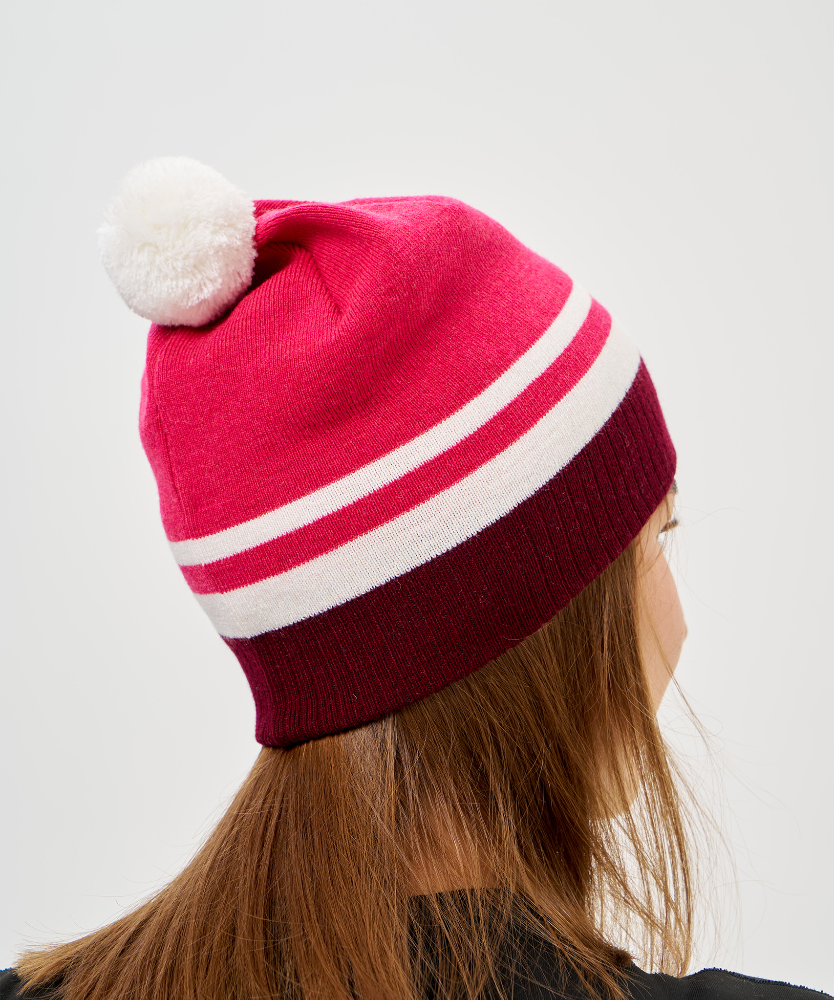 Шапка Nordski Move Pink/White