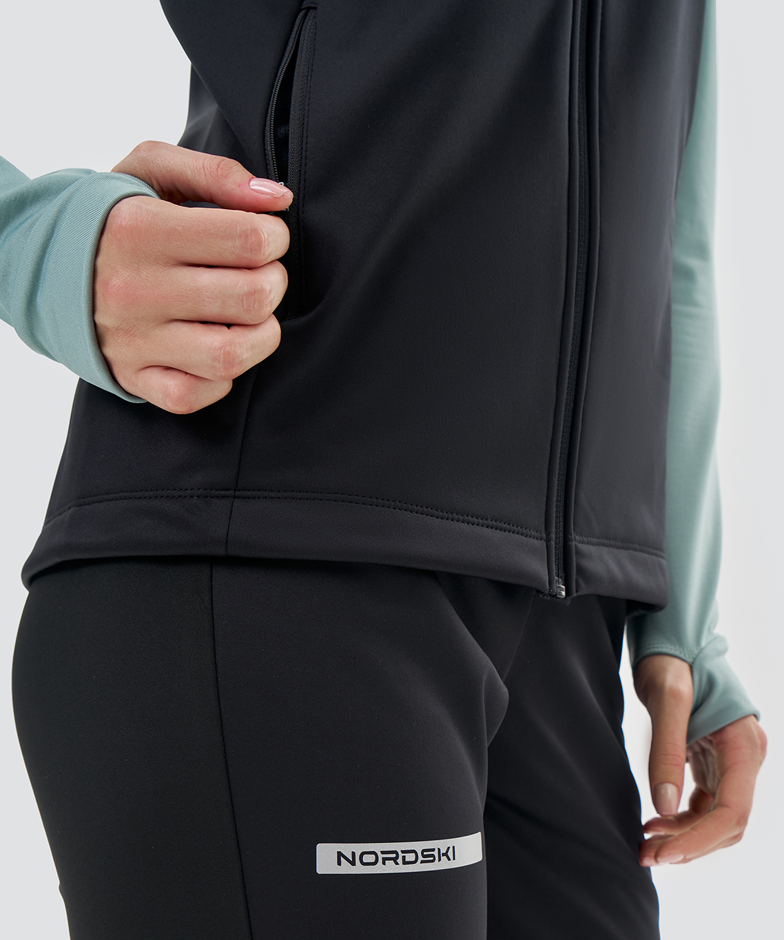 Жилет тренировочный Nordski Core Black W