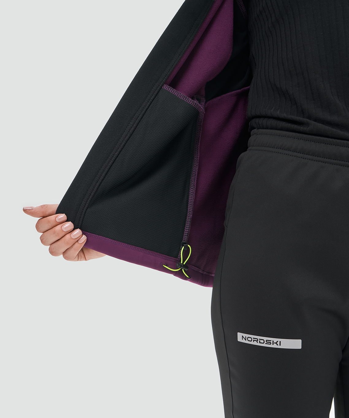 Тренировочная куртка Nordski Core Purple/Black W