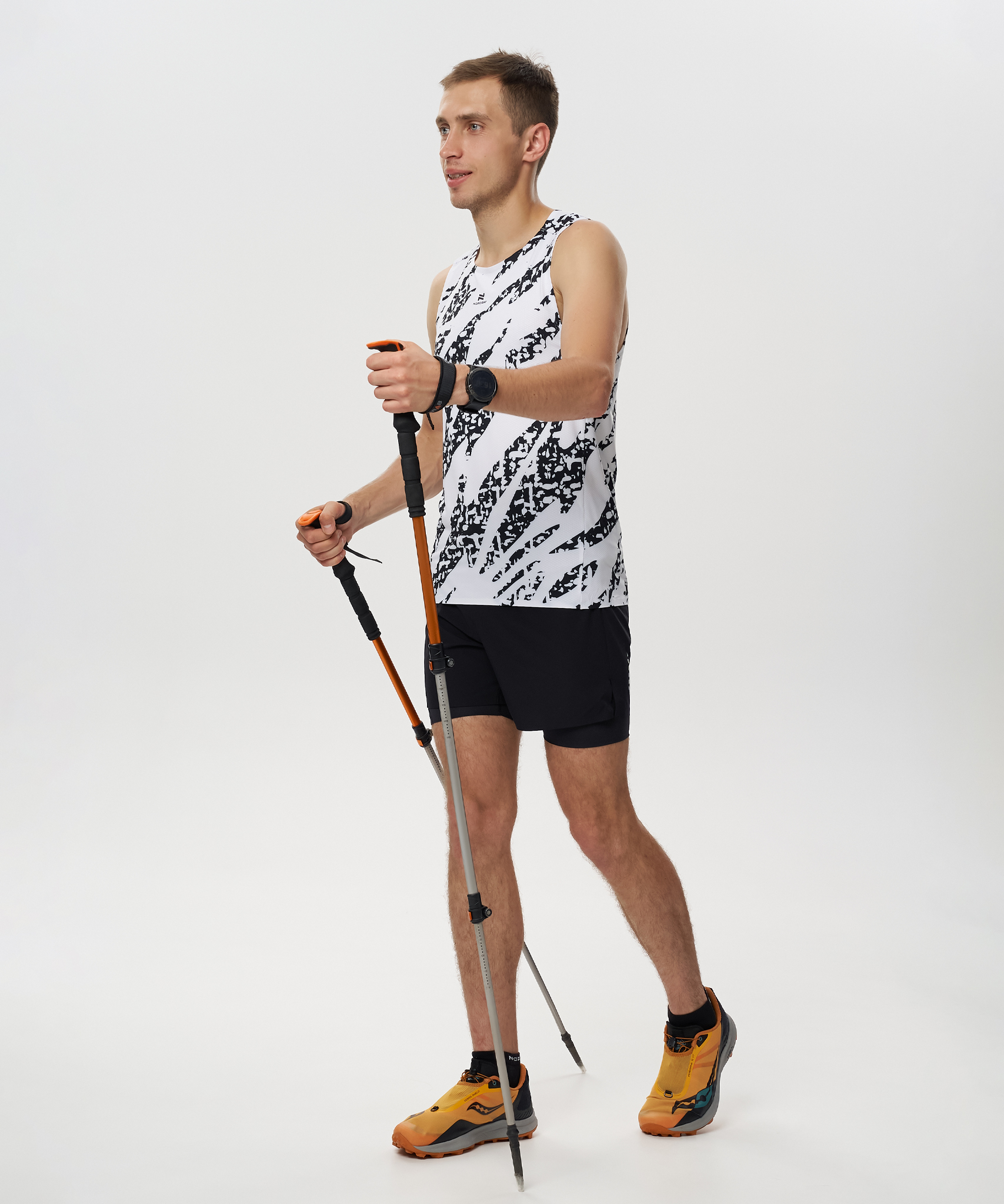 Шорты 2 в 1 Nordski Trail Black