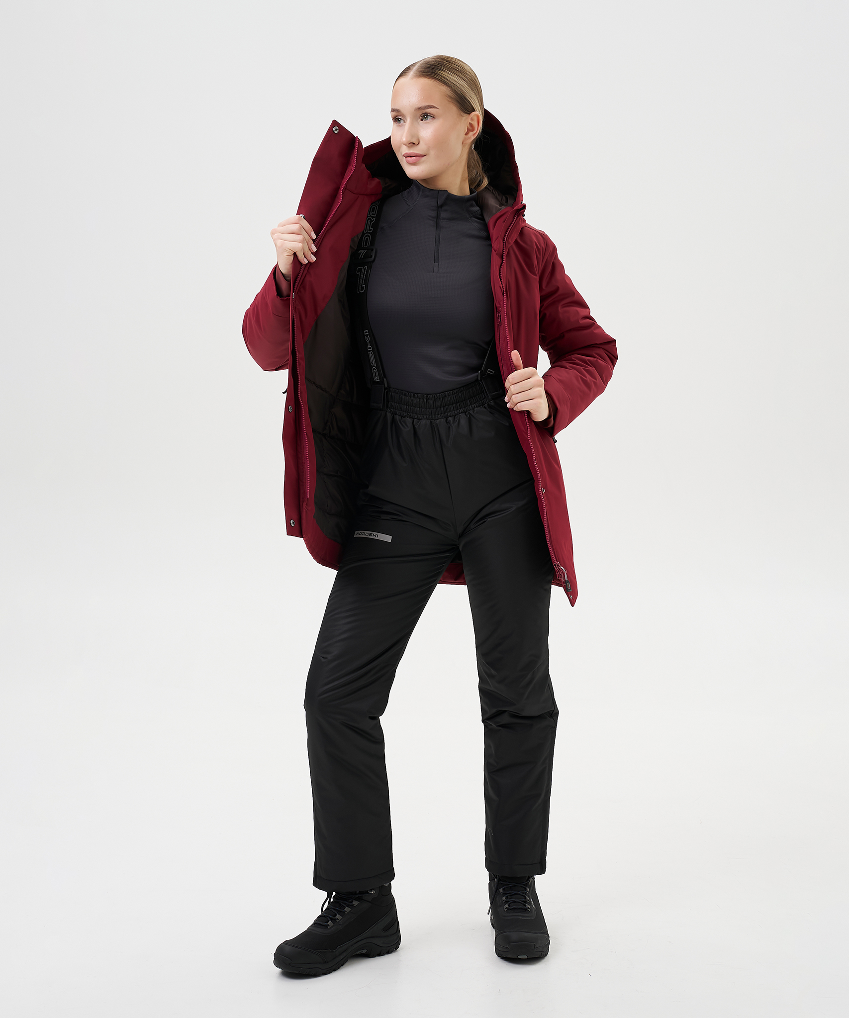 Утепленная куртка Nordski Coach Wine W