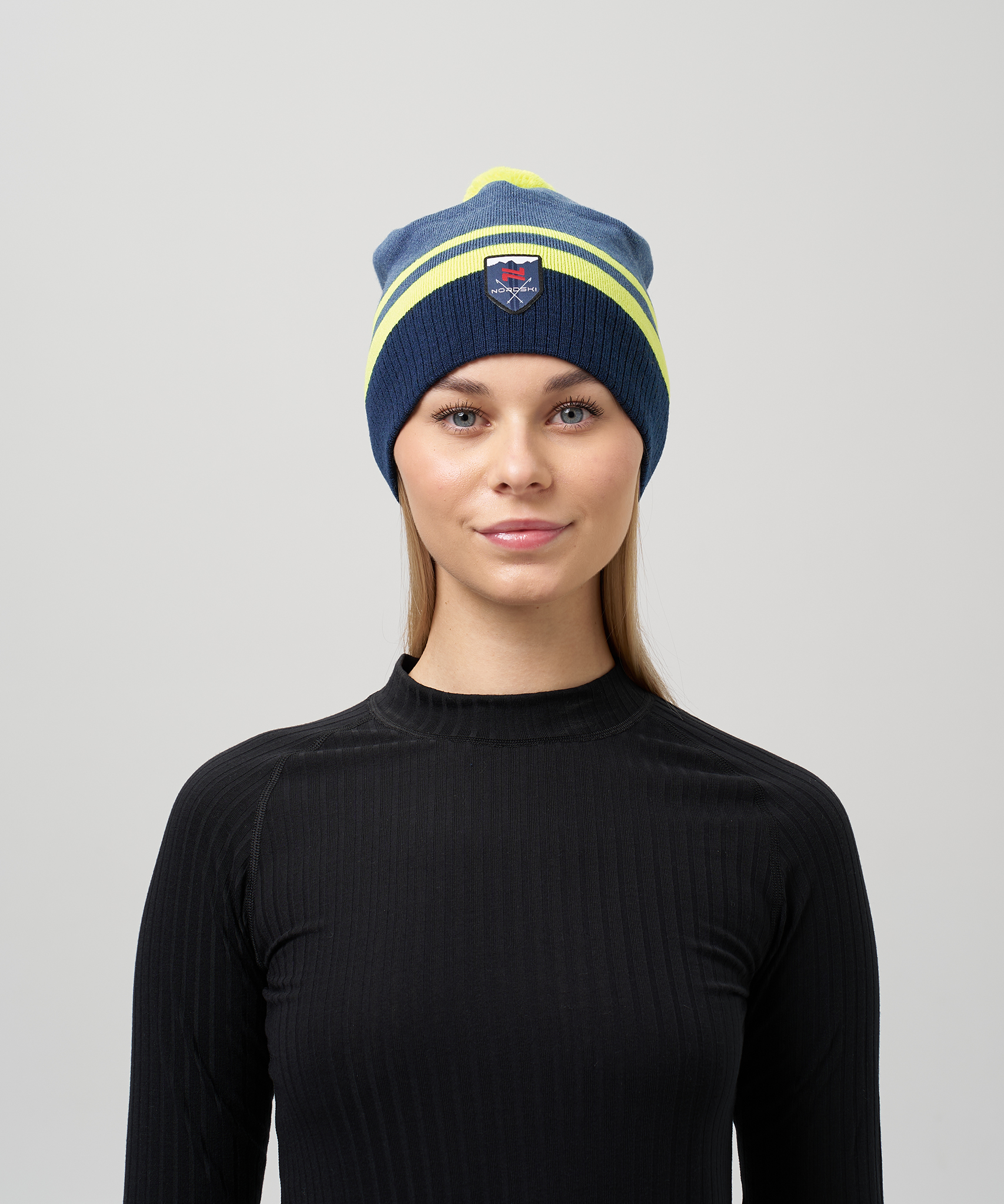 Шапка Nordski Move Ice Mint/Grey