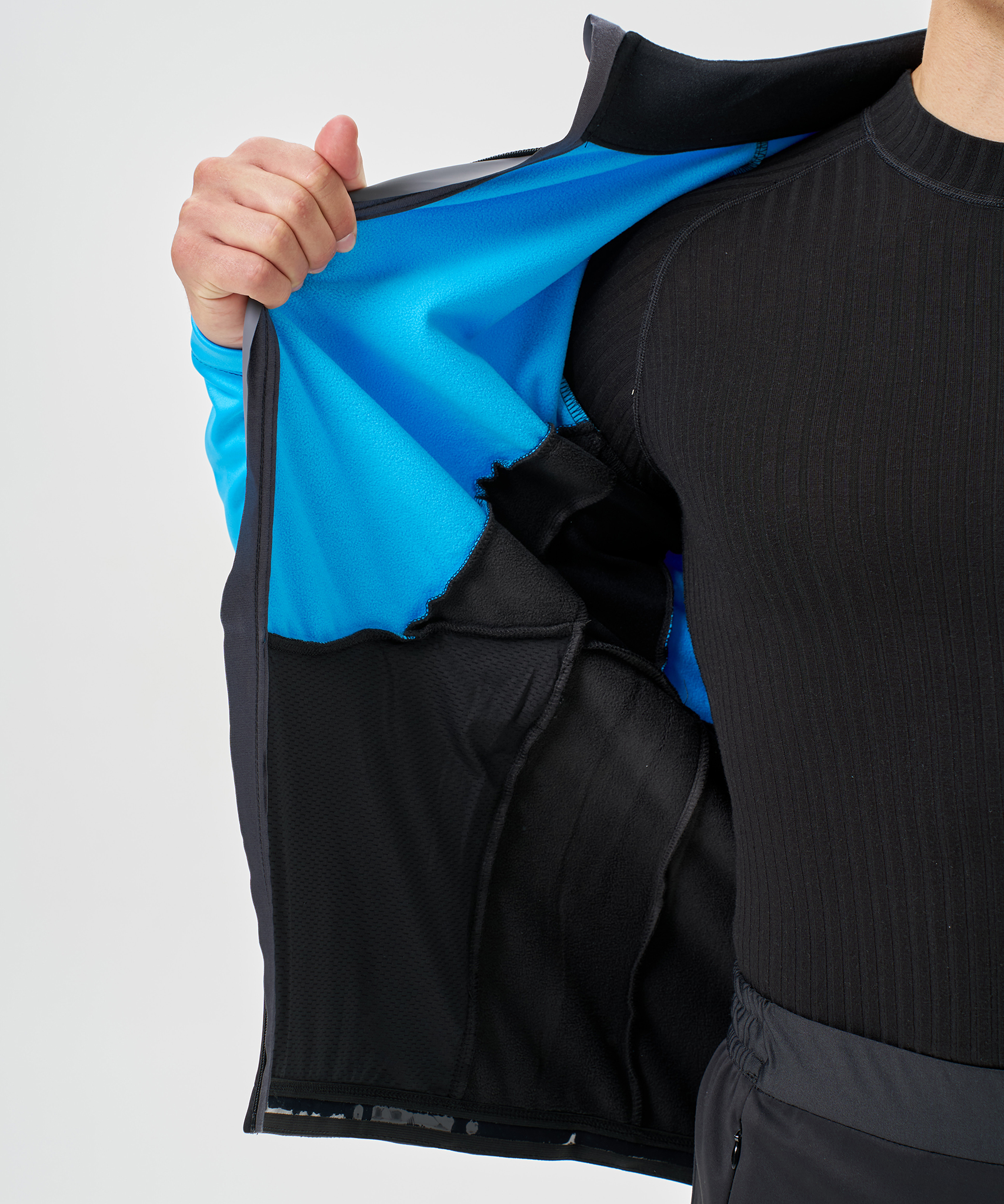 Тренировочная куртка Nordski Advance Light Blue/Black